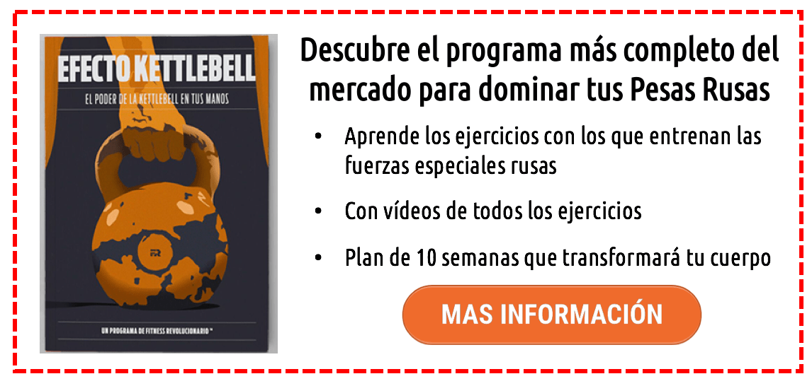 Pesas rusas - ejercicios kettlebells