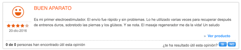 Opiniones Compex SP 4.0 4