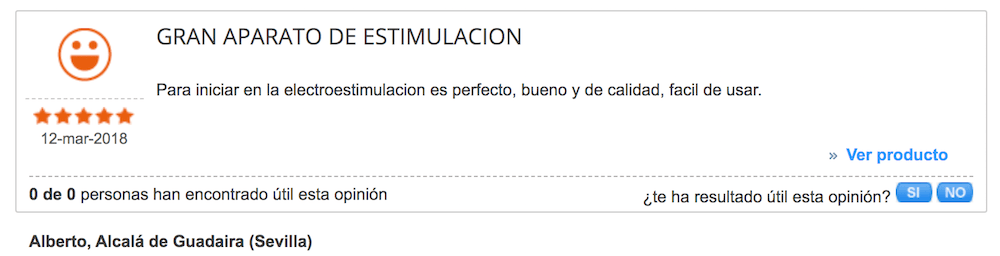 Opiniones Compex fit 1.0 -3