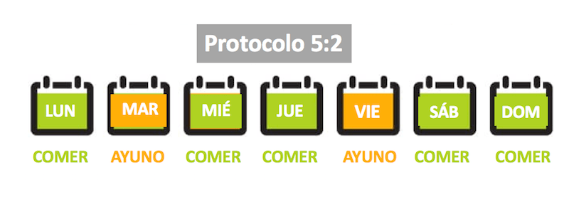 ayuno intermitente - protocolo 5 2 v2