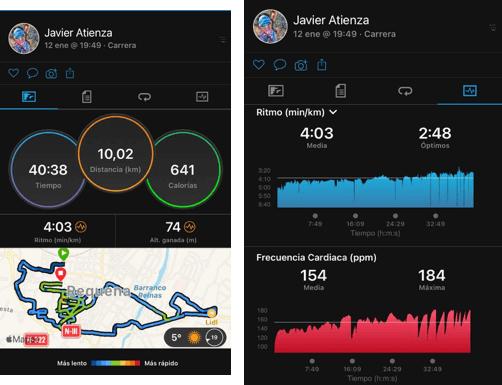 garmin forerunner 235 - datos1