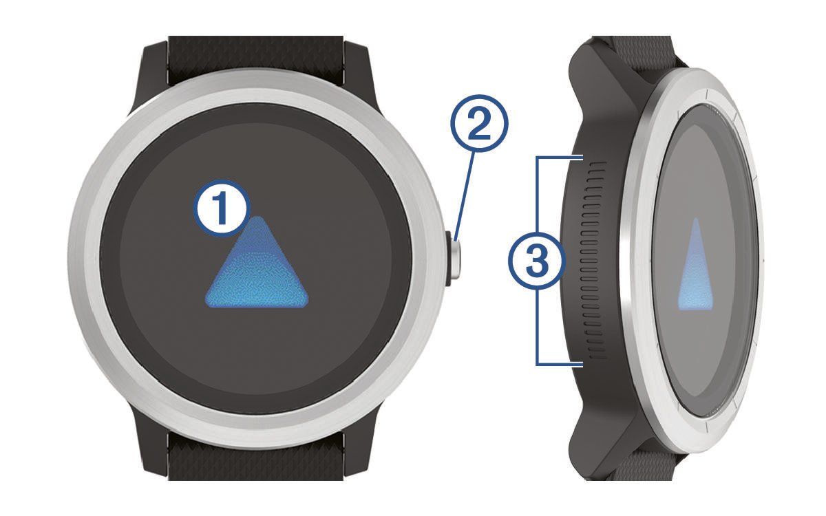 Vivoactive 3 - Botones