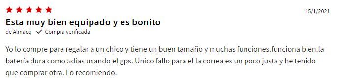 Vivoactive 3 - opinión