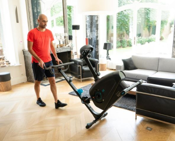Bicicleta estatica de decathlon - Domyos 900_transporte