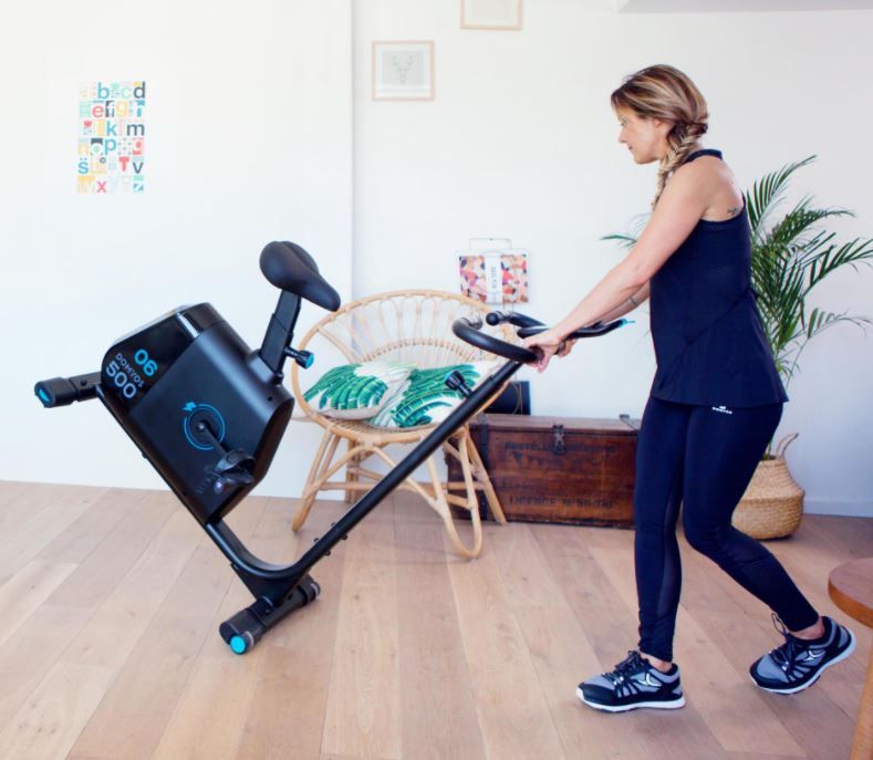 Bicicleta estatica de decathlon - Domyos Bike 500_Ruedas