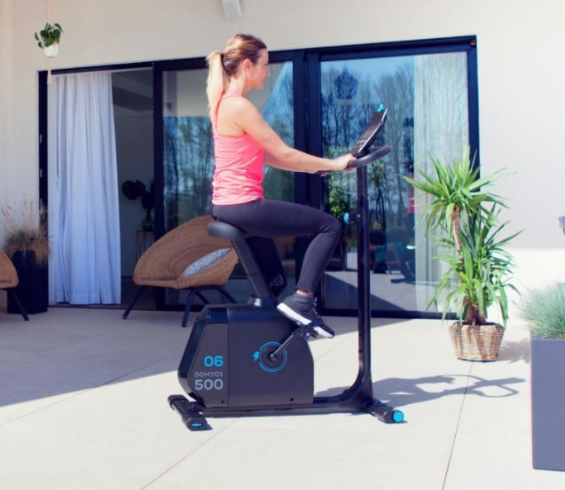 Bicicleta estatica de decathlon - Domyos Bike 500_Terraza
