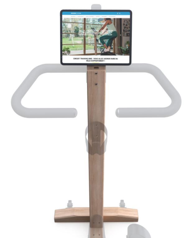 Bicicleta estatica de decathlon - Woodbike tablet
