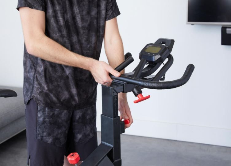 Bicicletas spinning decathlon-Domyos Biking 500_ajuste manillar