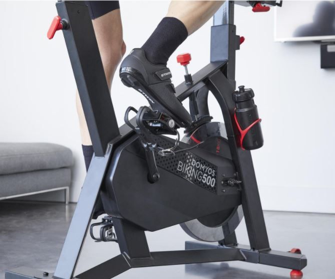 Bicicletas spinning decathlon-Domyos Biking 500_botella