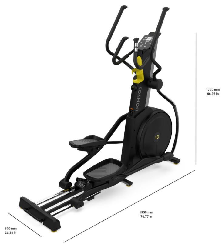 Bici eliptica Decathlon EL900_medidas