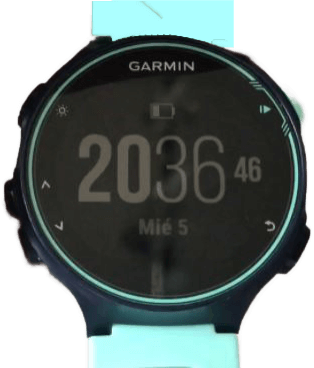 Forerunner 735xt Pantalla