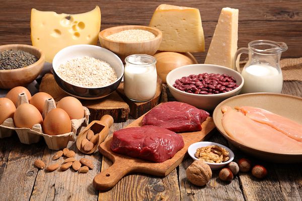 como ganar musculo - proteina
