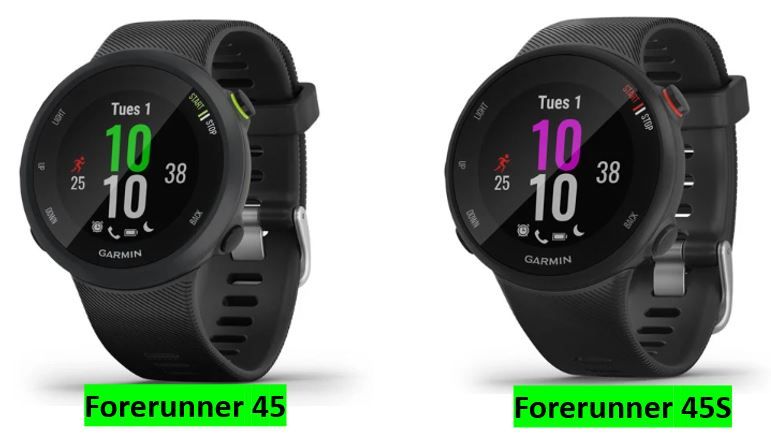 Forerunner 45_comparativa