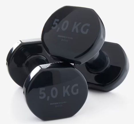 Mancuernas de vinilo de 5 kg