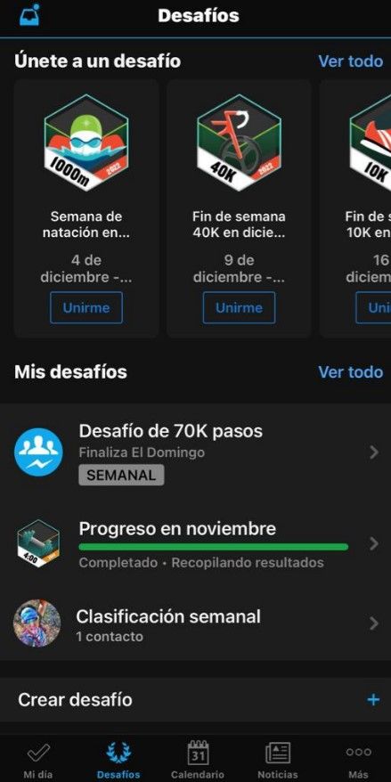 Garmin Connect_desafío