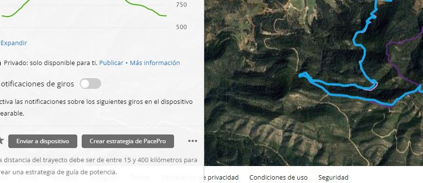 Garmin Connect_enviar a