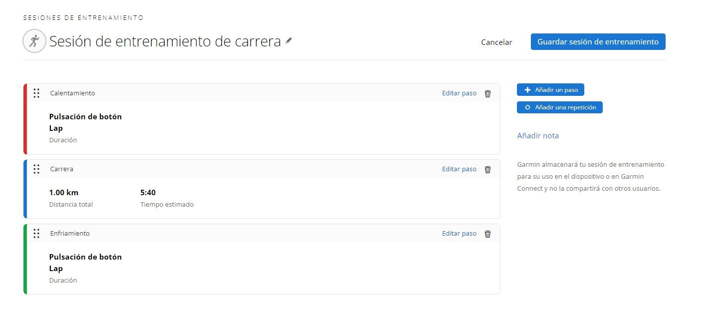 Garmin Connect_sesión