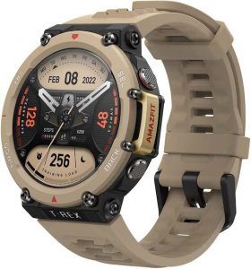 amazfit t rex 2 kakhi