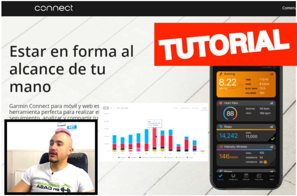 como funciona garmin connect